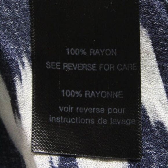 PJK Patterson J Kincaid Blue White Skirt Sz. L - Picture 5 of 6